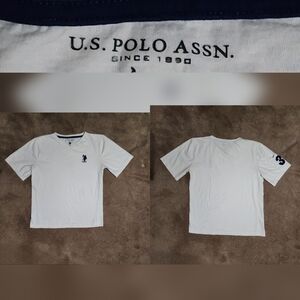 U.S. Polo Assn. White Kids Polo Shirt
